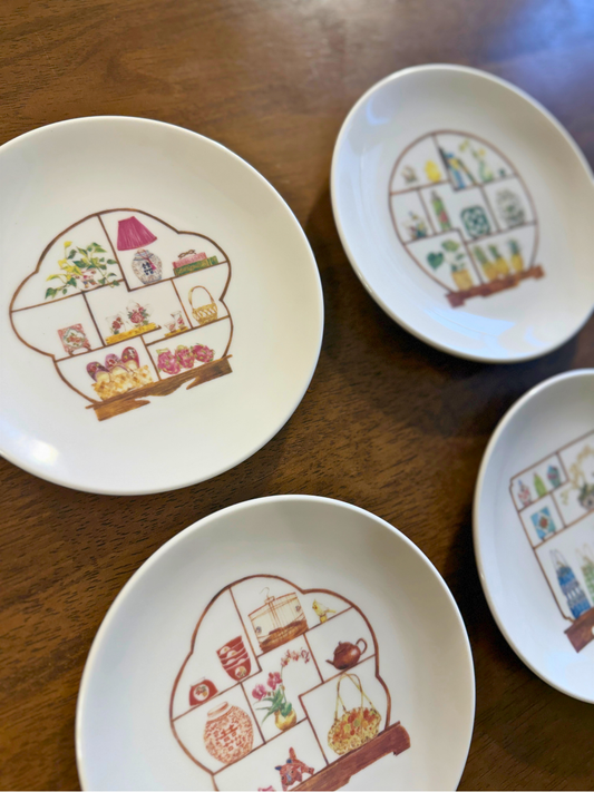 Special Set Price❣️ Shelf Stories Plate - Set of 4