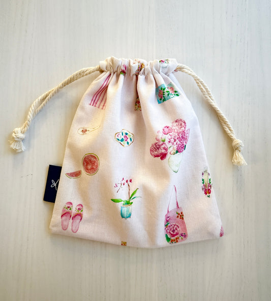 New❗️Taiwan Pink Drawstring Pouch