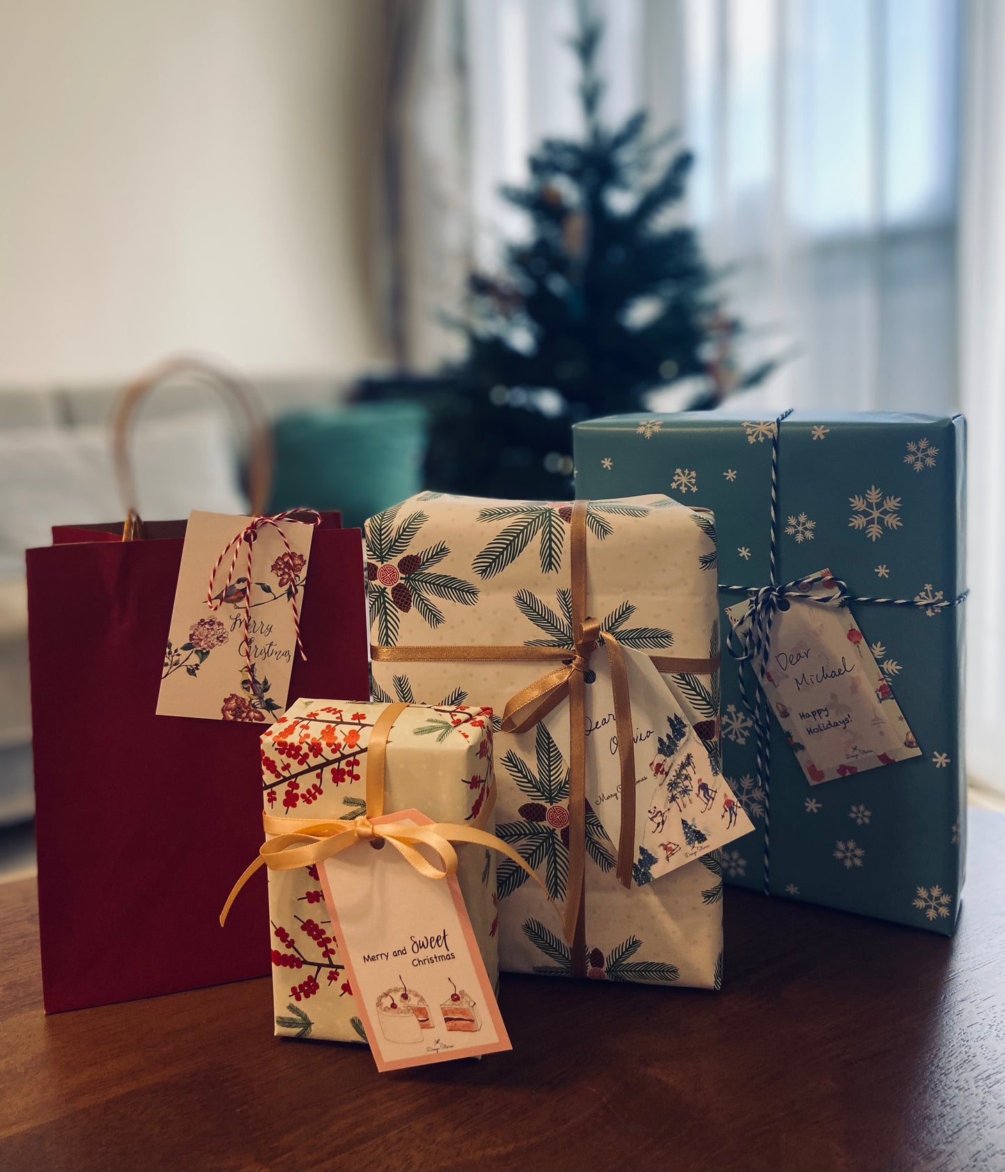 Christmas Gift Tag Set
