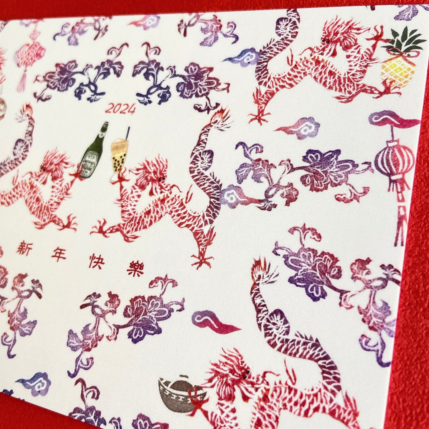 2024 Dragon Year Post Card