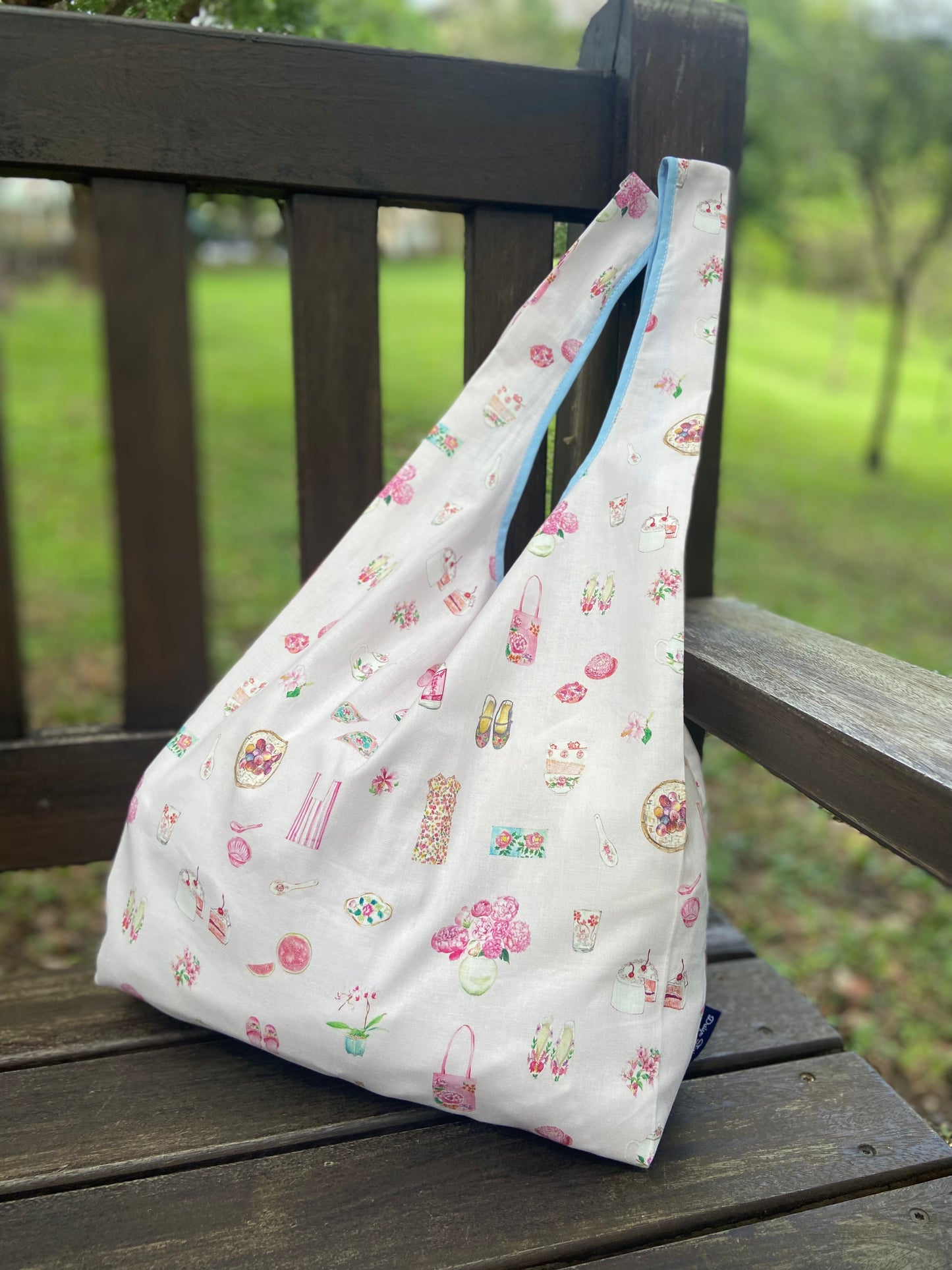 コットンのエコバッグ "Taiwan Pink"