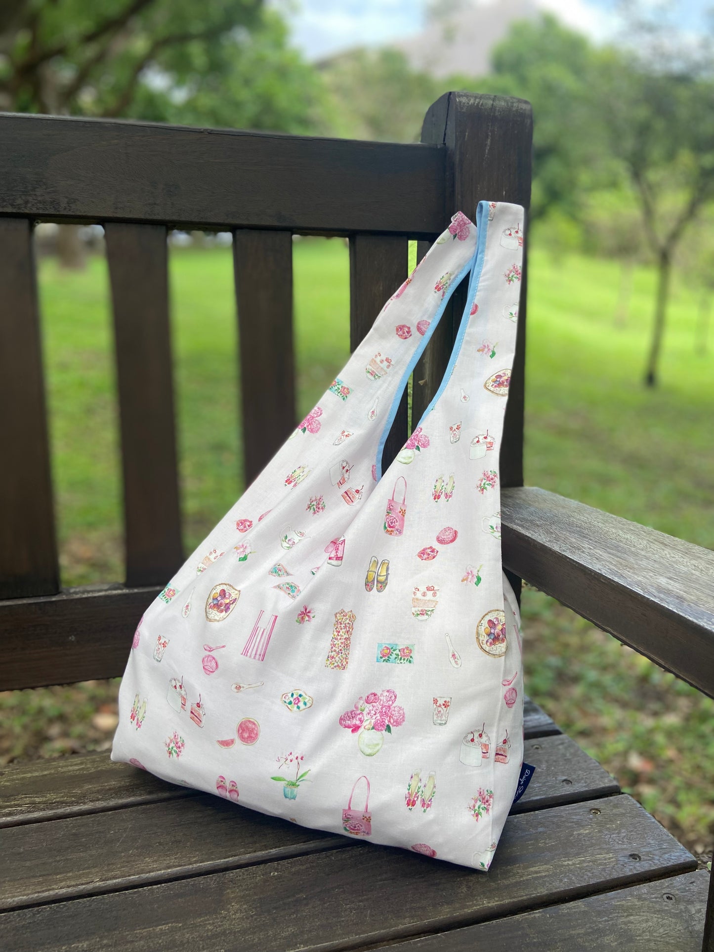 コットンのエコバッグ "Taiwan Pink"
