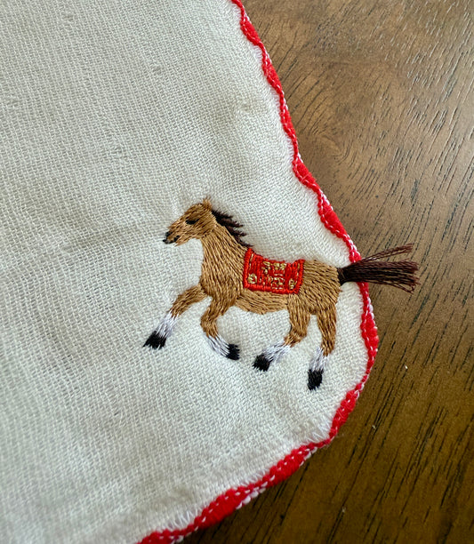 New❗️Happy Horse Cotton Small Towel