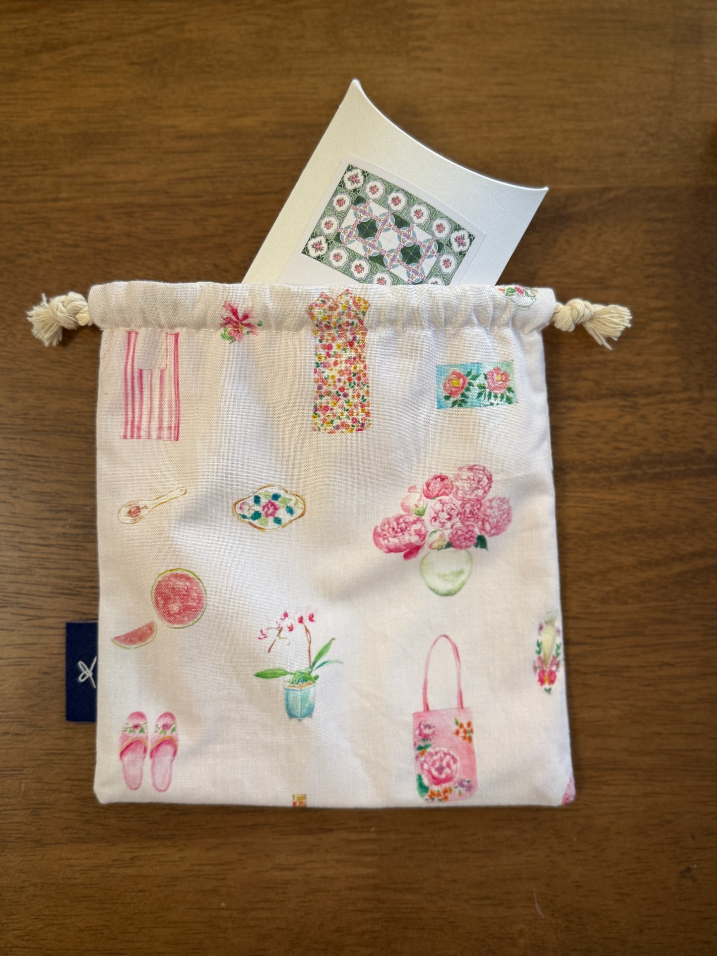 New❗️Taiwan Pink Drawstring Pouch