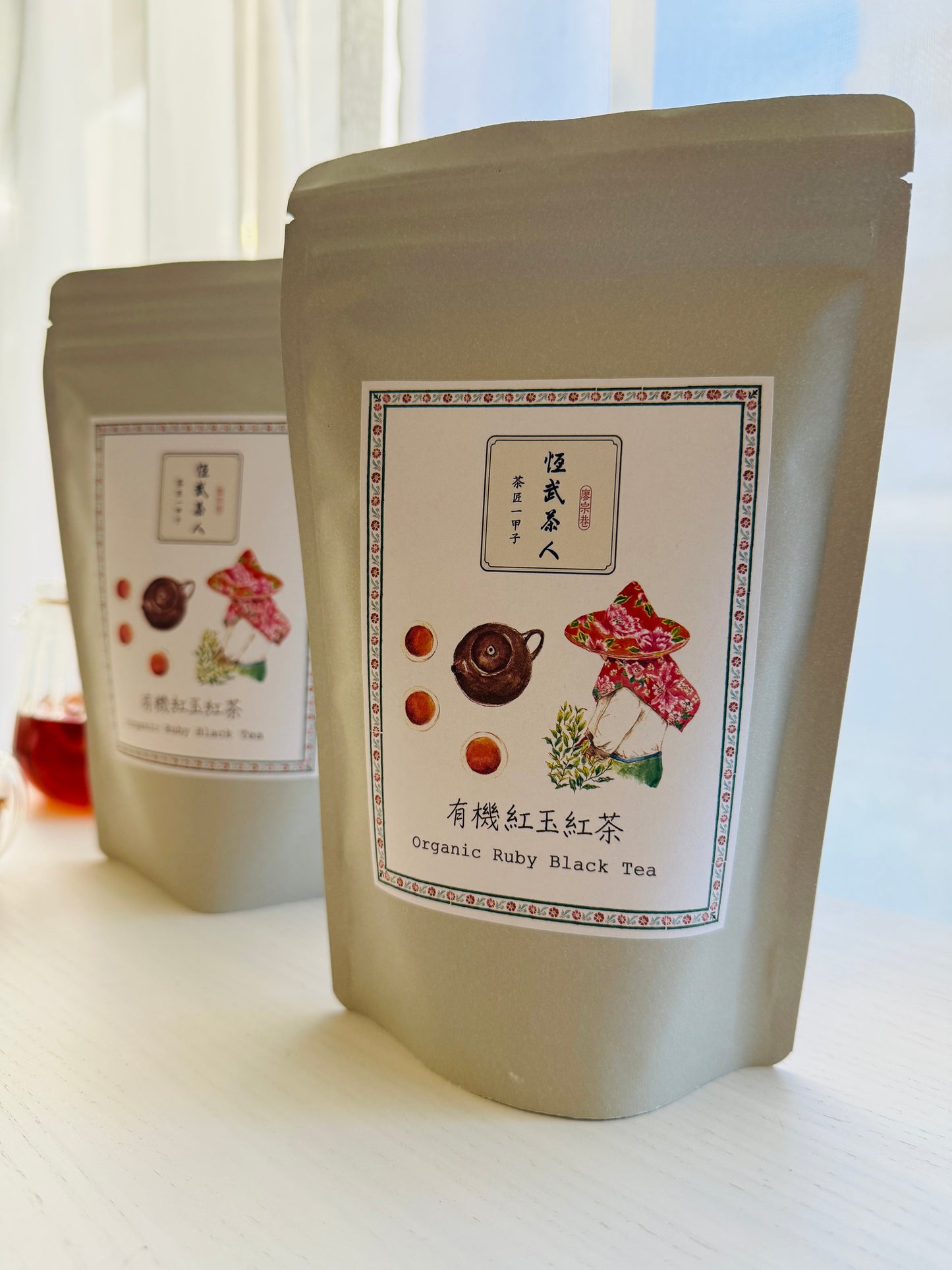 有機紅玉紅茶 ティーバッグ（12袋入り）