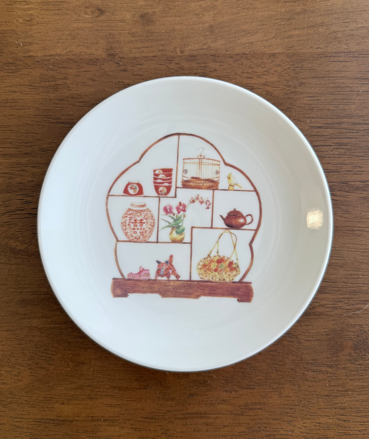 飾り棚の器（Red）