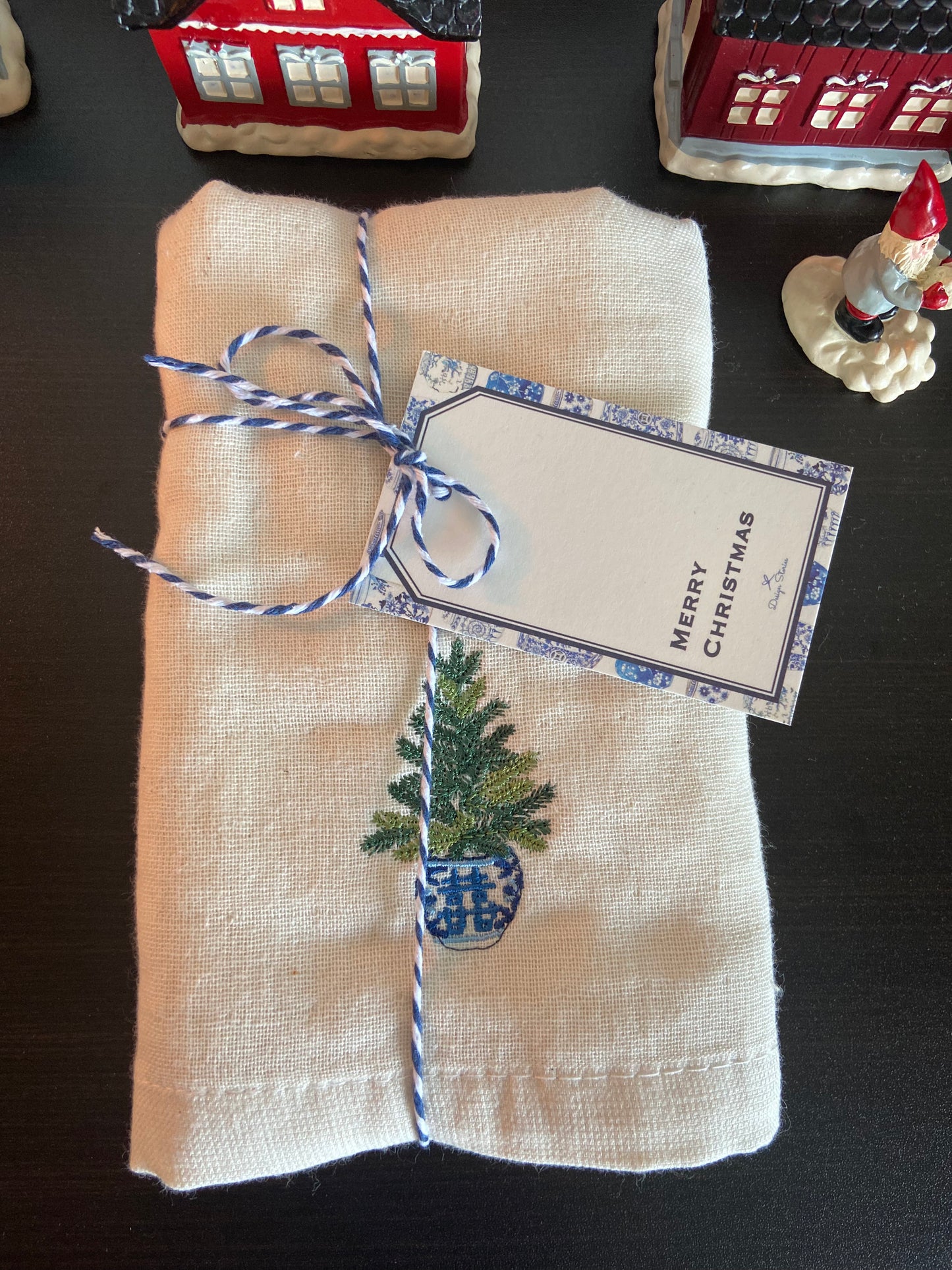 New🎄聖誕樹刺繍毛巾