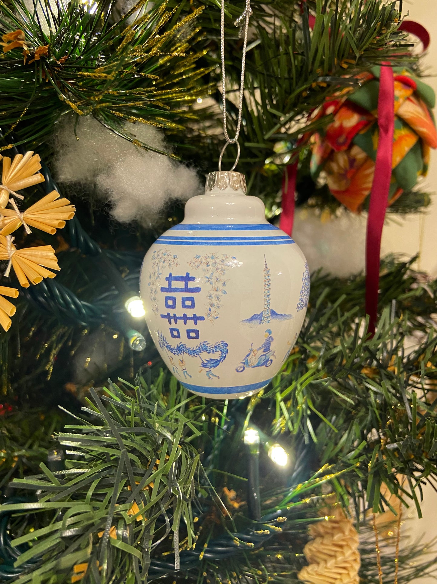 New🎄Ginger Pot Christmas Tree Ornament
