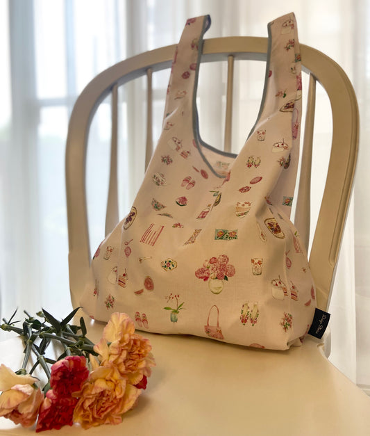 New❣️Cotton Shopping Bag "Taiwan Pink"