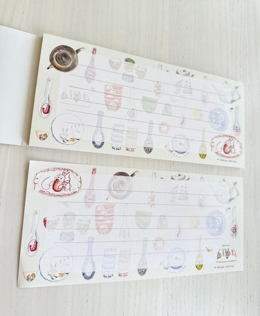 Tableware Note Pads